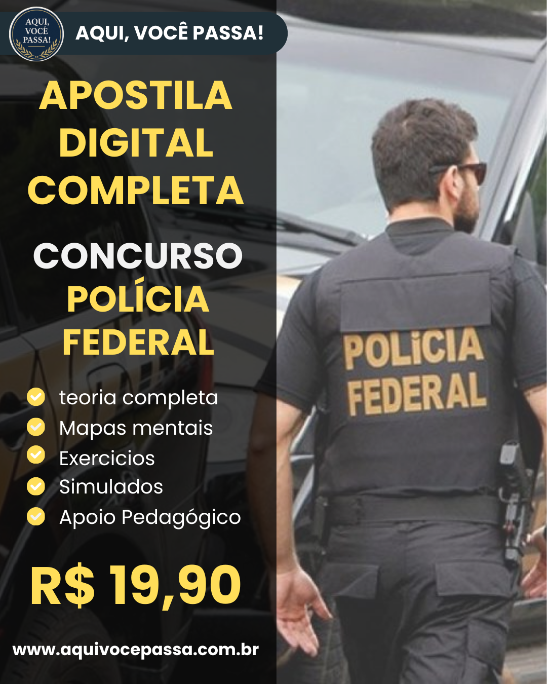 APOSTILA COMPLETA POLÍCIA FEDERAL - AGENTE