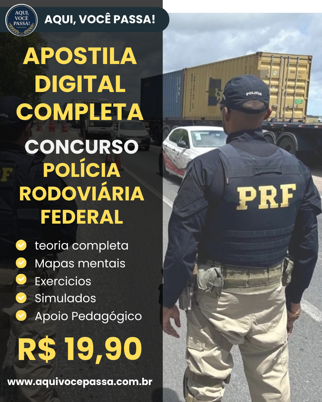 APOSTILA COMPLETA CONCURSO POLÍCIA RODOVIÁRIA FEDERAL