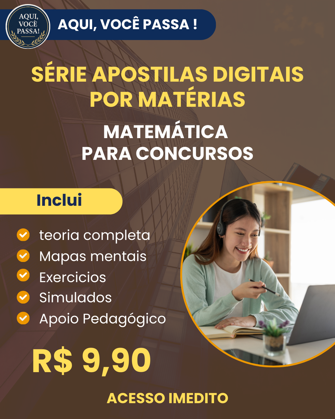 APOSTILA COMPLETA  MATEMÁTICA PARA CONCURSOS