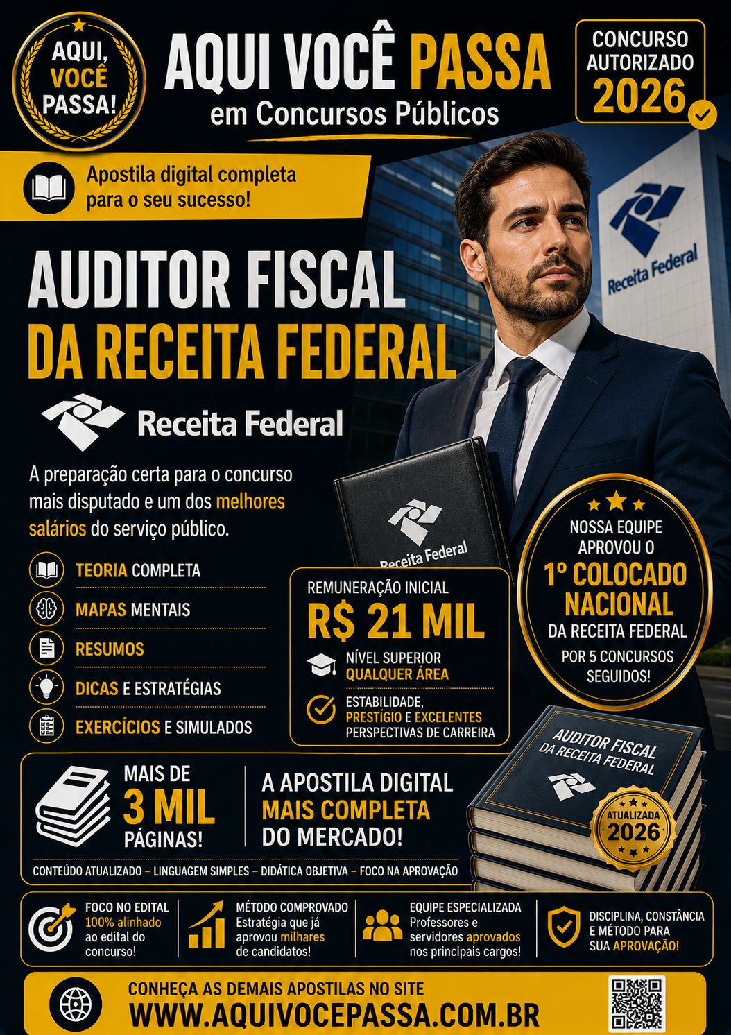 APOSTILA CONCURSO AUDITOR FISCAL DA RECEITA FEDERAL